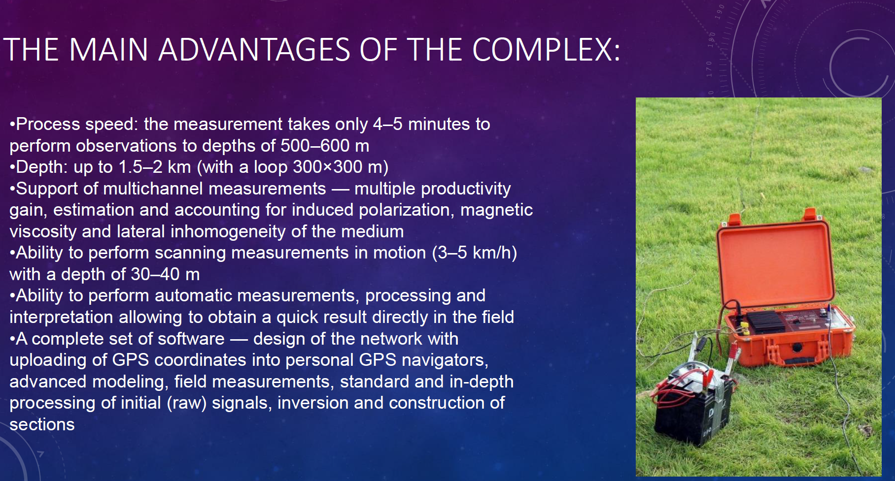 Geoelectrical and Electromagnetic TEM/TDEM Equipment