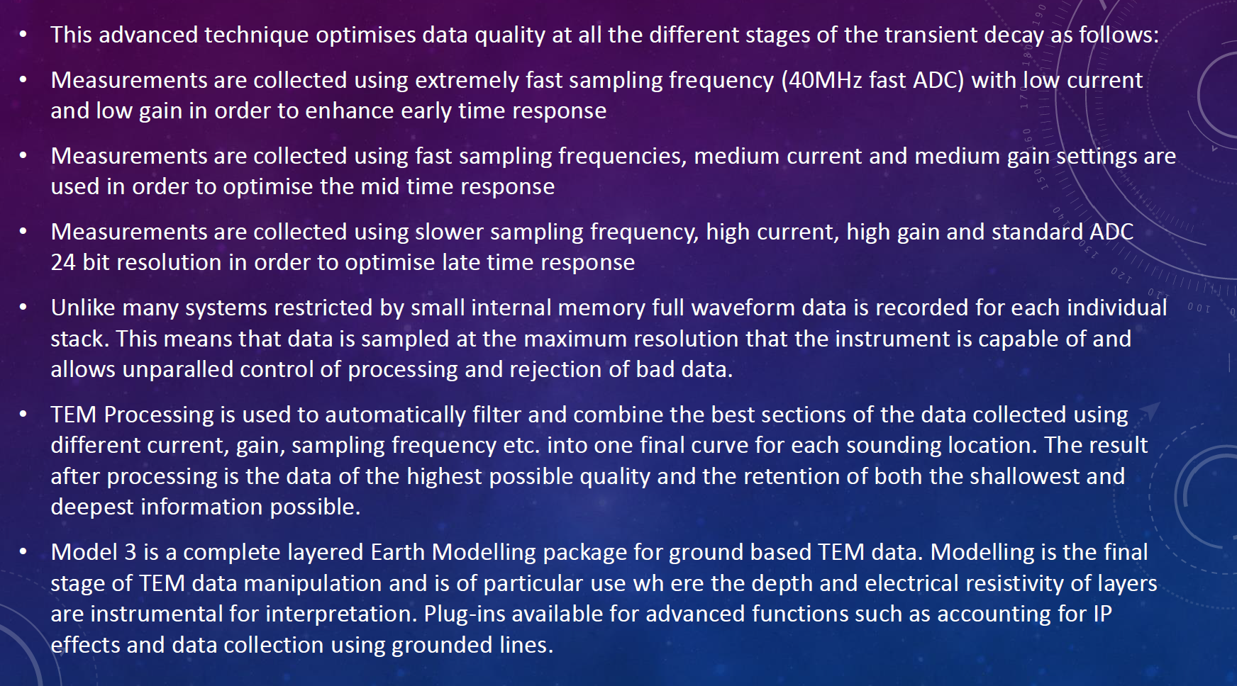 Geoelectrical and Electromagnetic TEM/TDEM Equipment