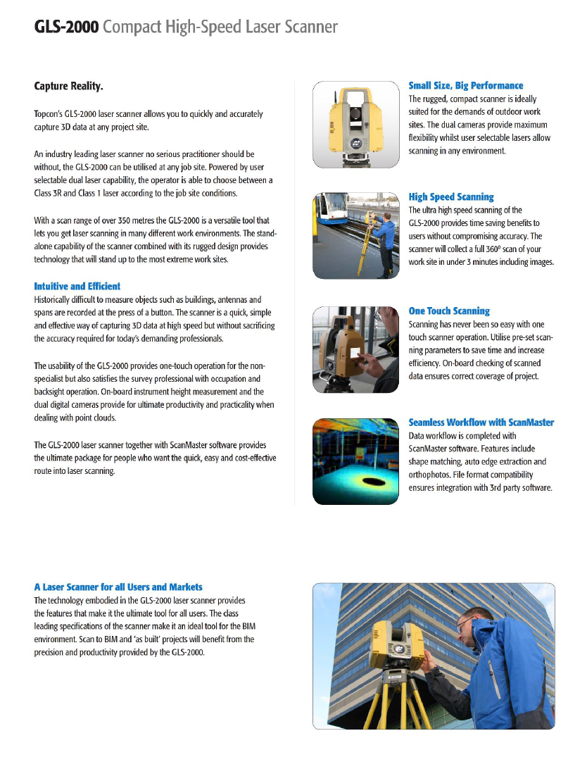 3D Scanning and Topographic Survey Equipment