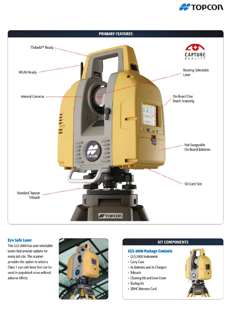 3D Scanning and Topographic Survey Equipment