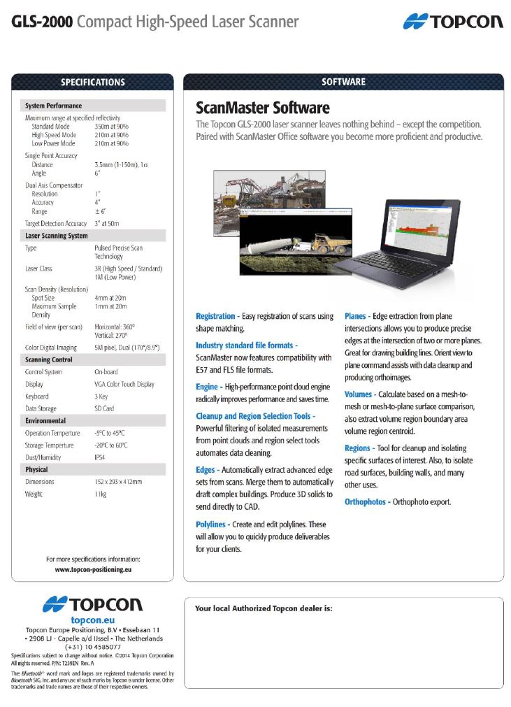 3D Scanning and Topographic Survey Equipment
